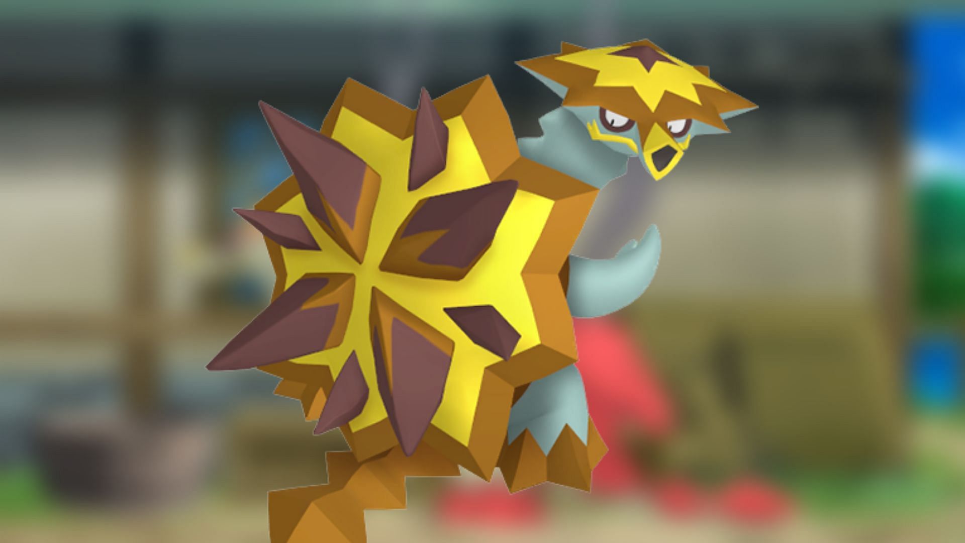 Turtonator's coloration as a shiny Pokemon (Image via The Pokemon Company)