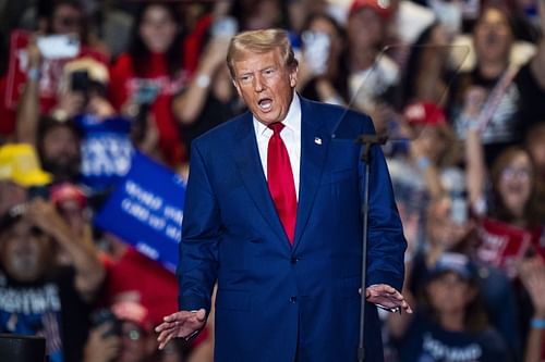 Donald Trump at Trump Campaign - Source: Getty