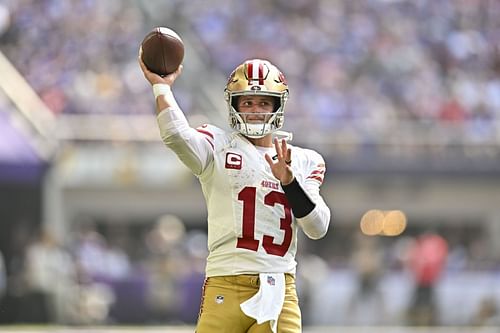 Brock Purdy at San Francisco 49ers v Minnesota Vikings - Source: Getty