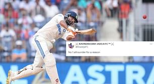 "No. 1 allrounder for a reason" - Fans react as Ravindra Jadeja scores unbeaten 86 in IND vs BAN 2024 1st Test Day 1