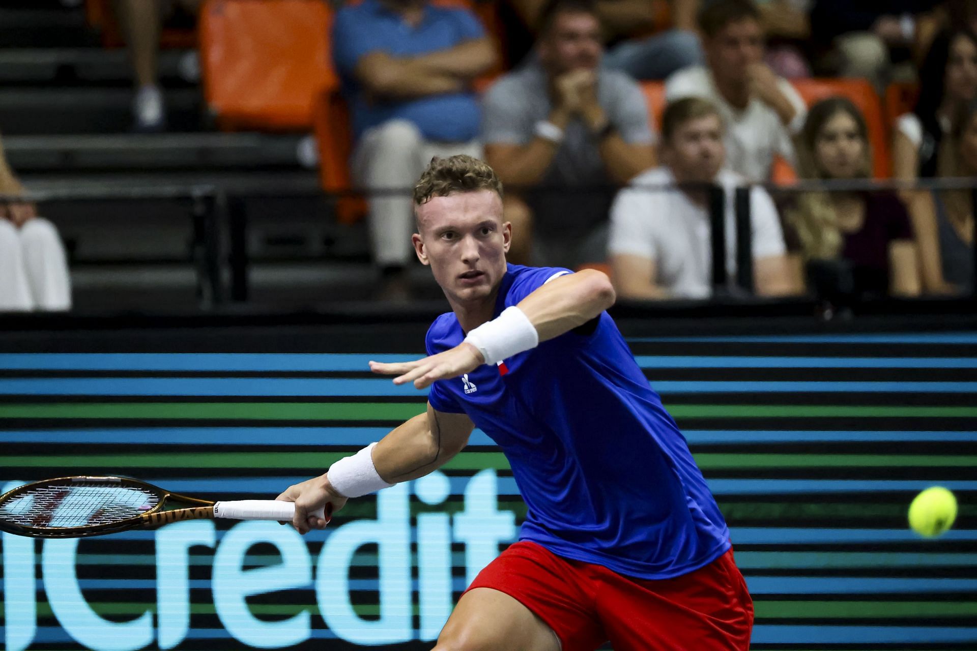 Jiri Lehecka at the Davis Cup 2024. (Photo: Getty)