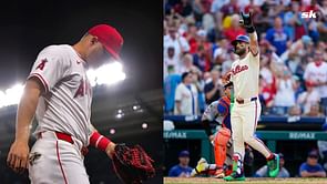 "Mike Trout is not old, but his body is" - MLB sportscaster observes Bryce Harper’s 'star shining brightly' as fellow ex-MVP struggles with injuries