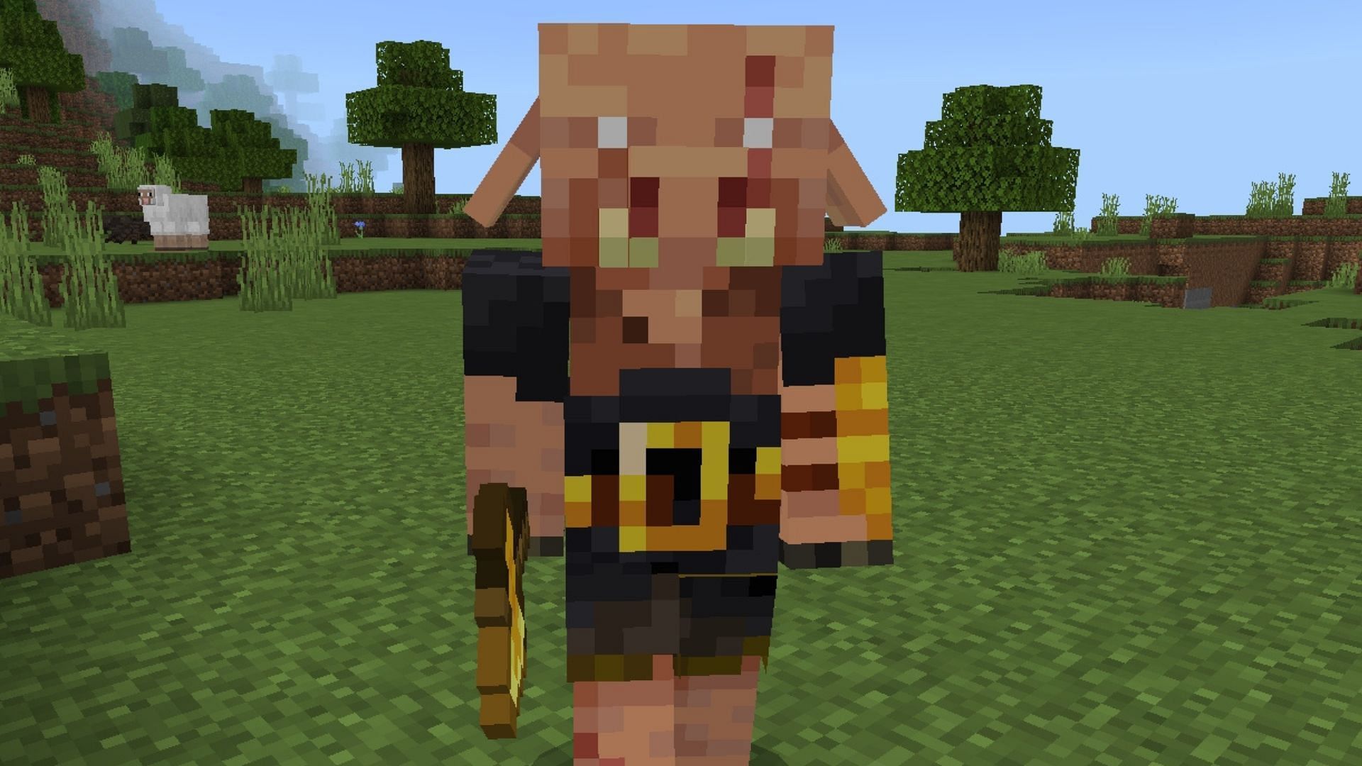 The piglin brute can be avoided (Image via Mojang Studios)