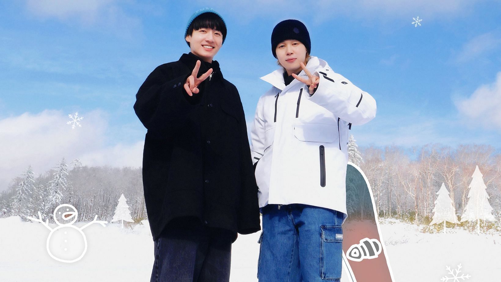 The duo discuss their impending military enlistment. (Image via X/@bts_bighit)