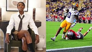 WATCH: LSU star Flau'jae Johnson turns up at Tigers game against Nicholls State