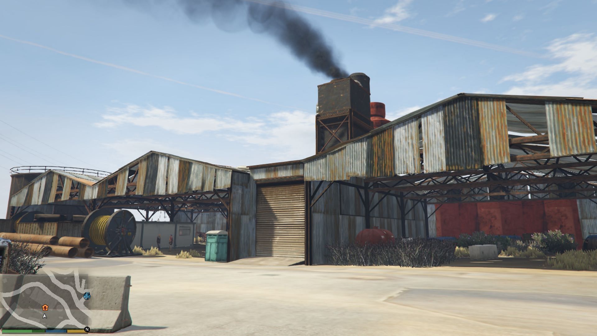 The Car Scrapyard business in Grand Theft Auto 5 Story Mode (Image via Rockstar Games)