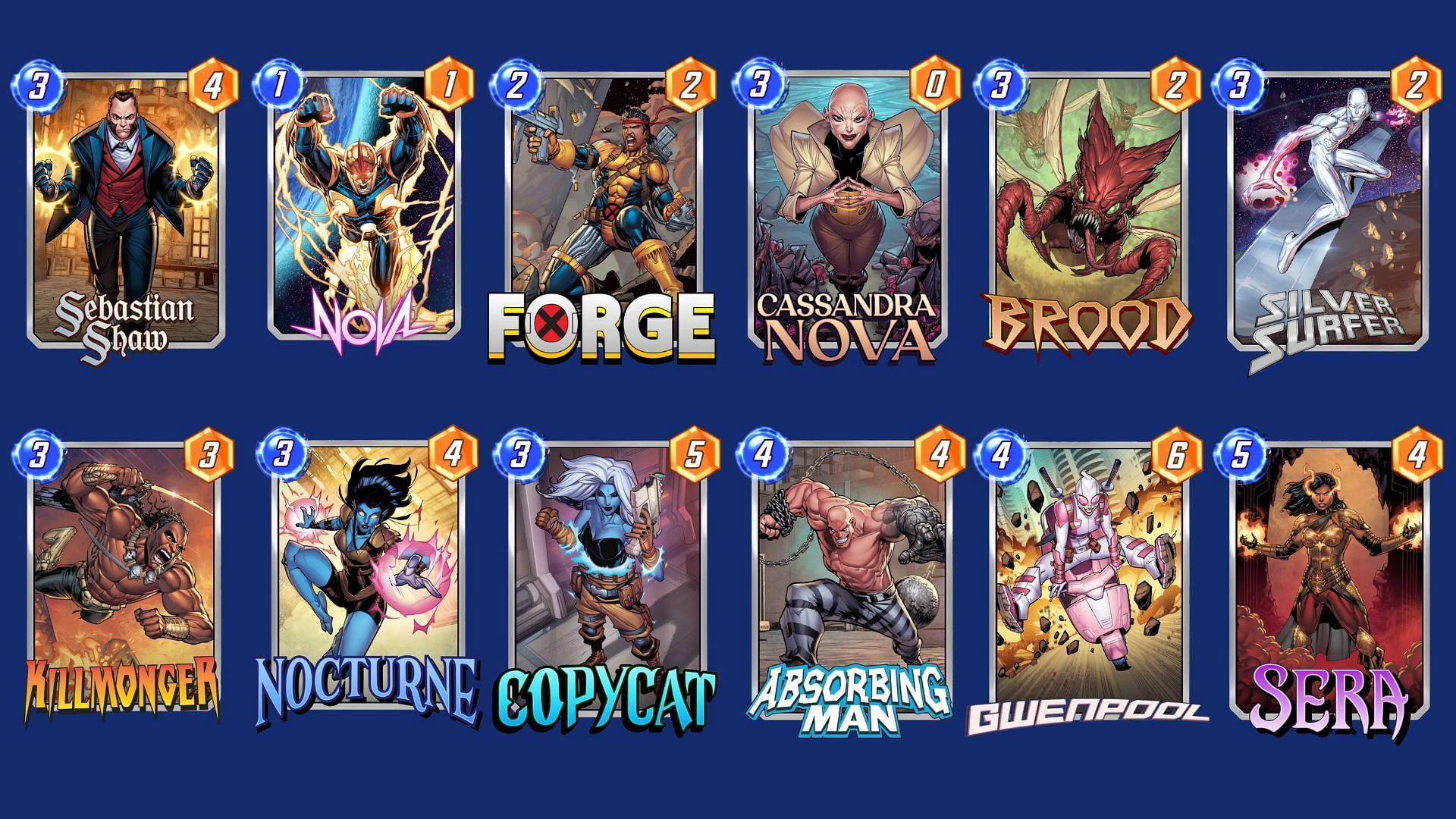 The Surfer Conquest Deck in Marvel Snap (Image via Nuverse)