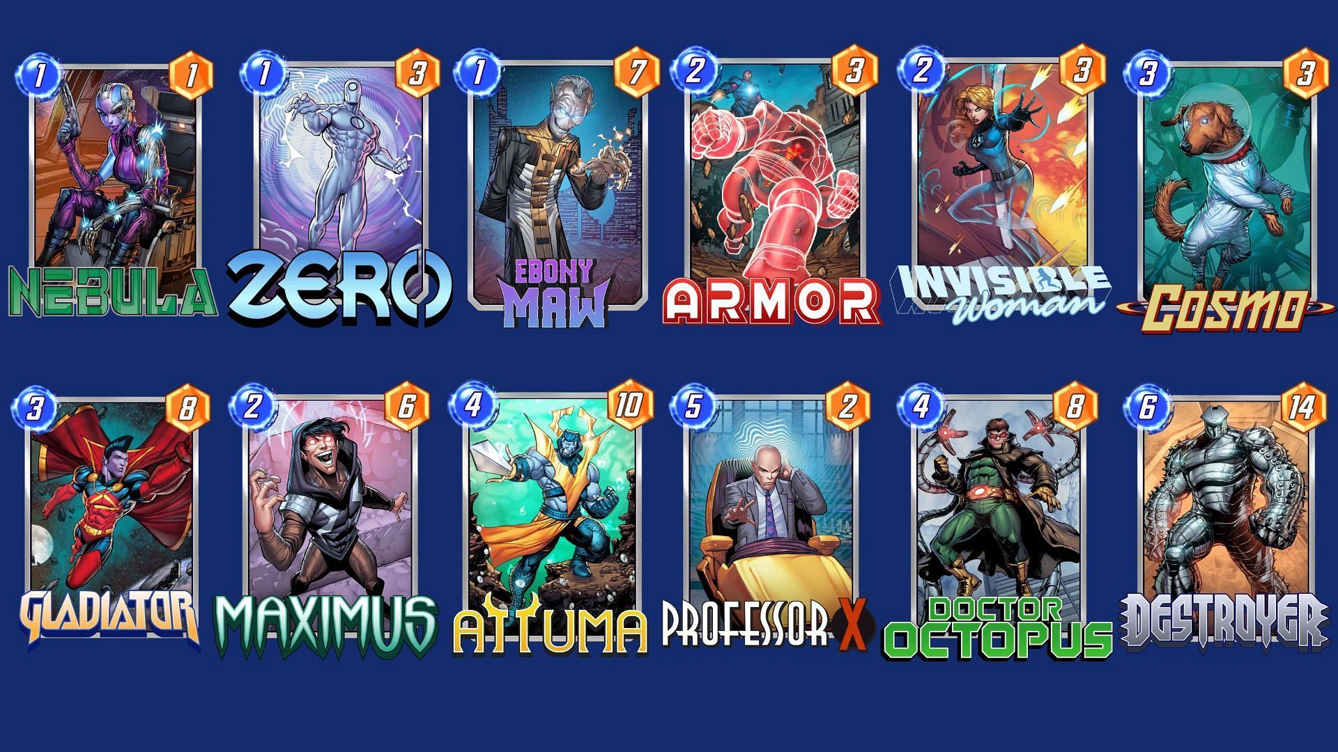 The Destroyer Zero Deck is a very controlling Marvel Snap Gladiator deck you can try (Image via Nuverse)