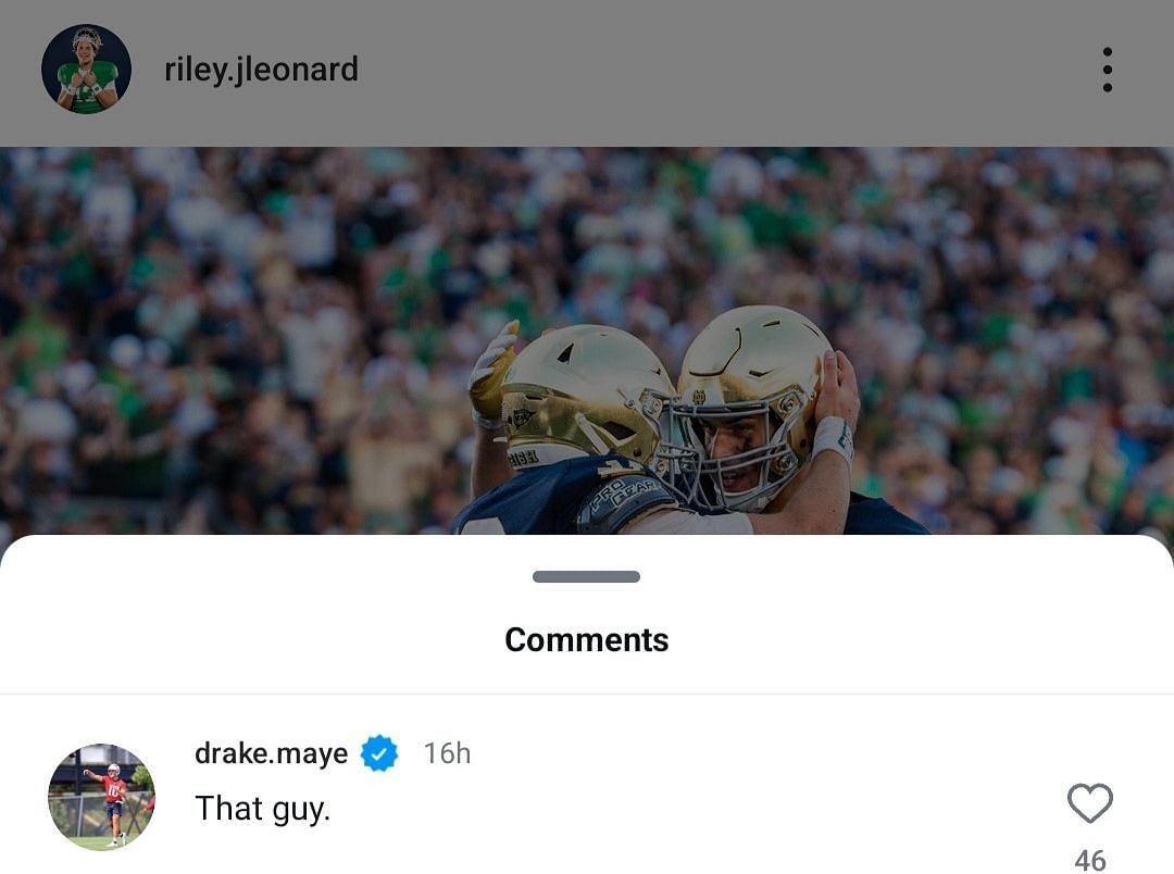 Leonard&#039;s IG comments