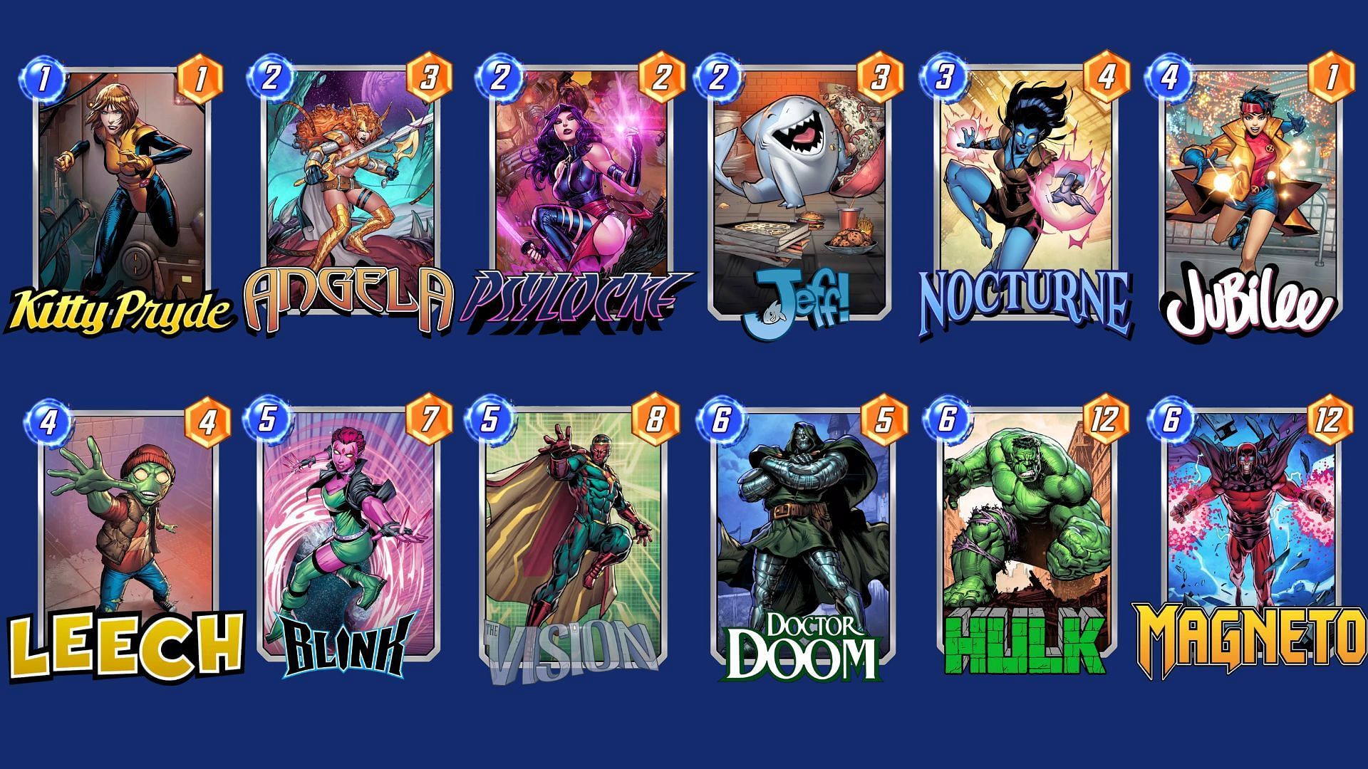 The Phantom Powerhouse is a very strategic Marvel Snap Nocturne deck (Image via Nuverse)