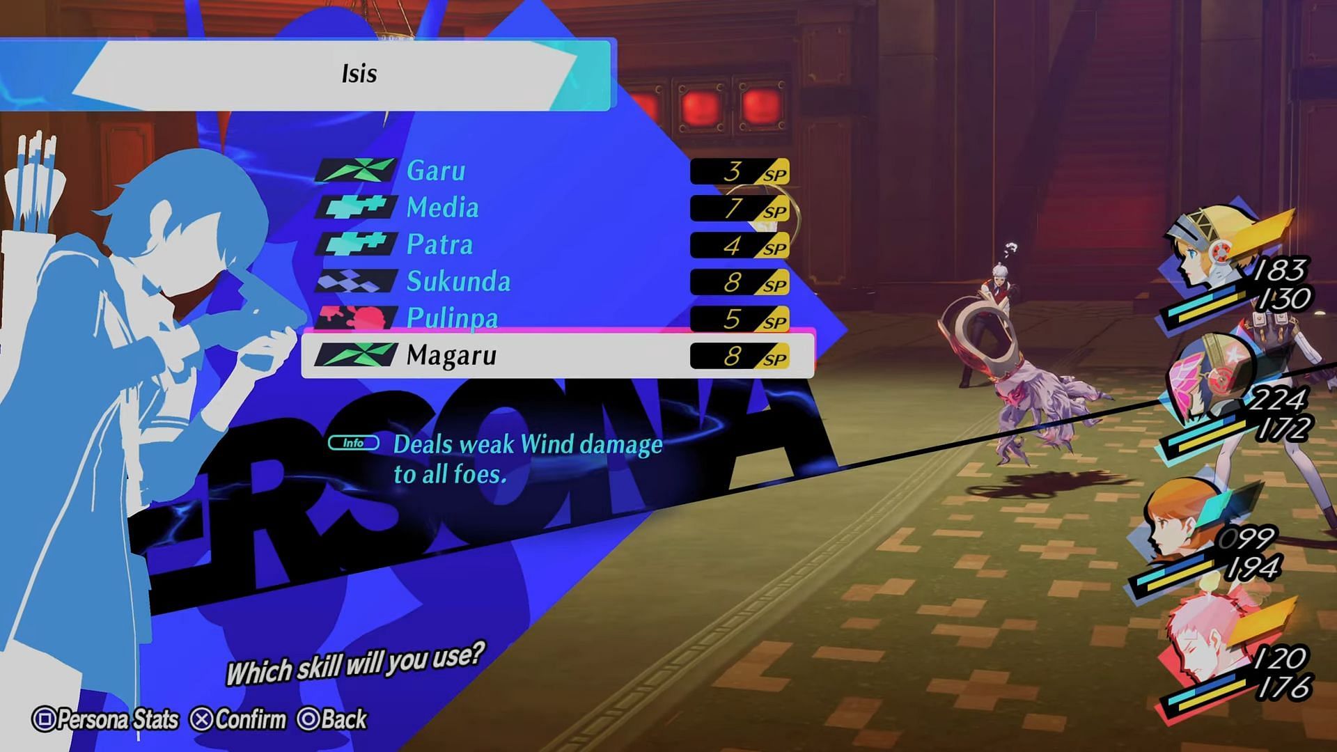 The boss fight (Image via Atlus)