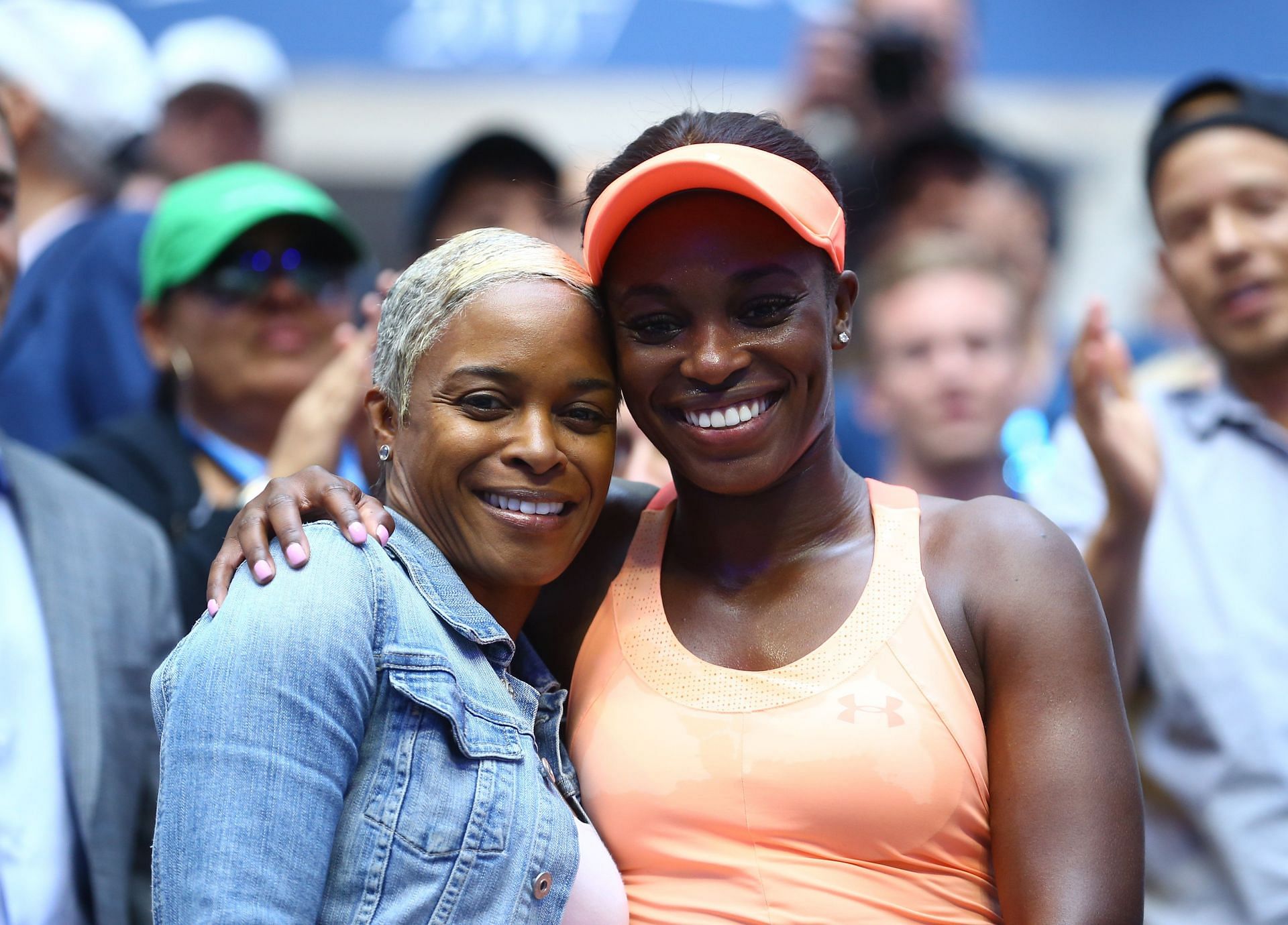 Sybil Smith (L) and Sloane Stephens (R) (Source: Getty)