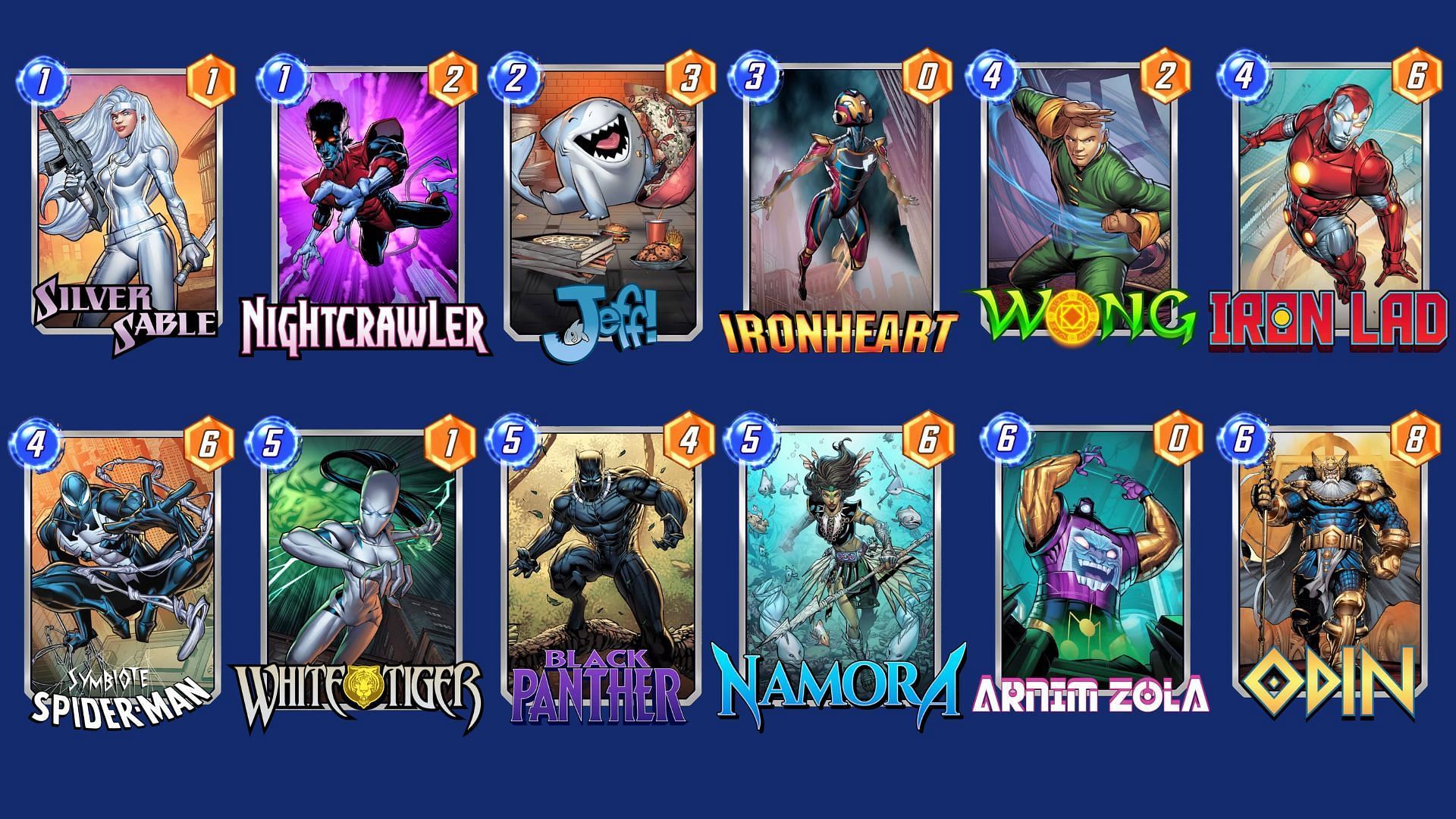 The Black Panther Ramp Deck is a very effective Marvel Snap Black Panther deck (Image via Nuverse)