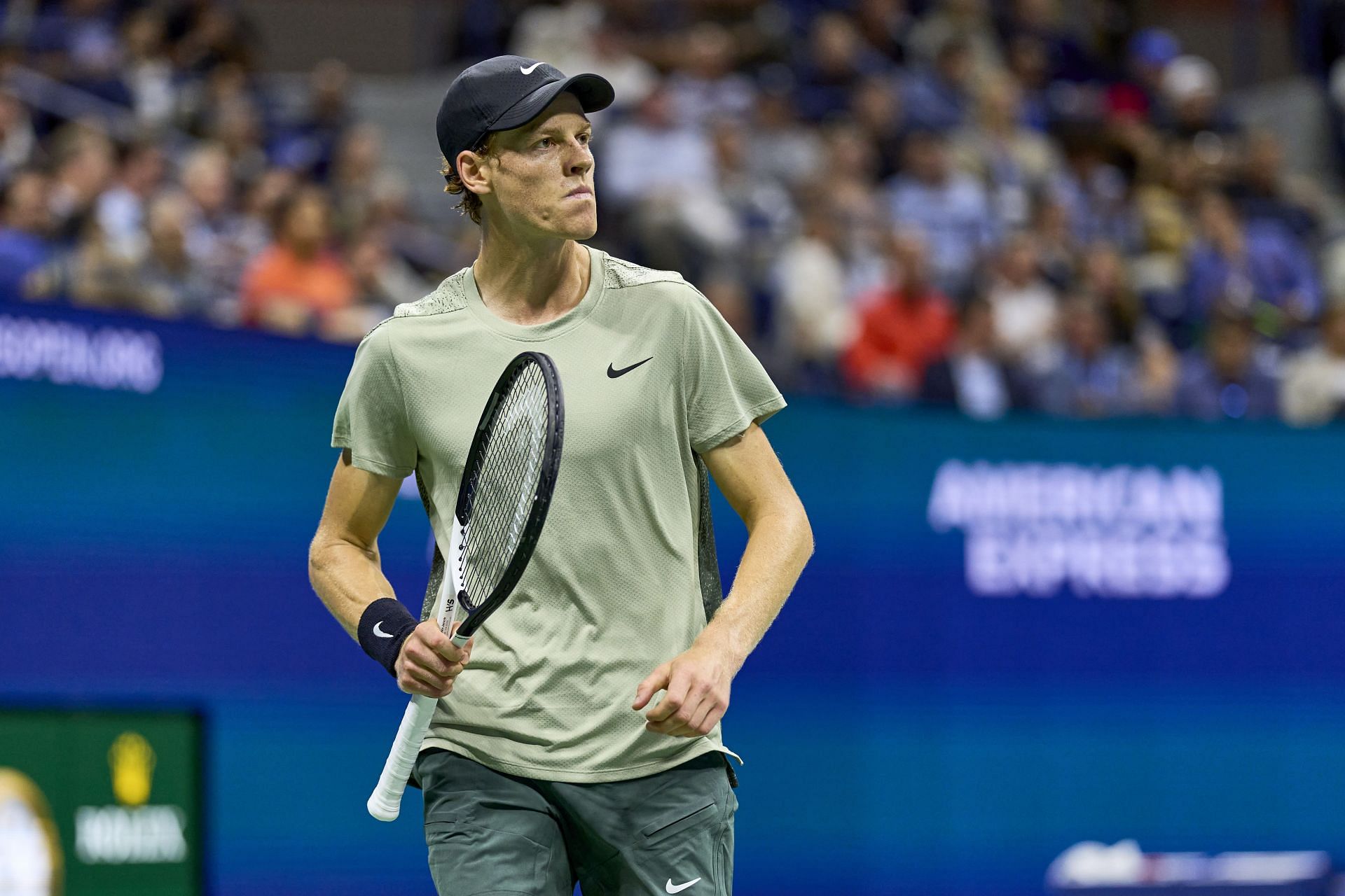 Jannik Sinner at the 2024 US Open (Source: Getty)