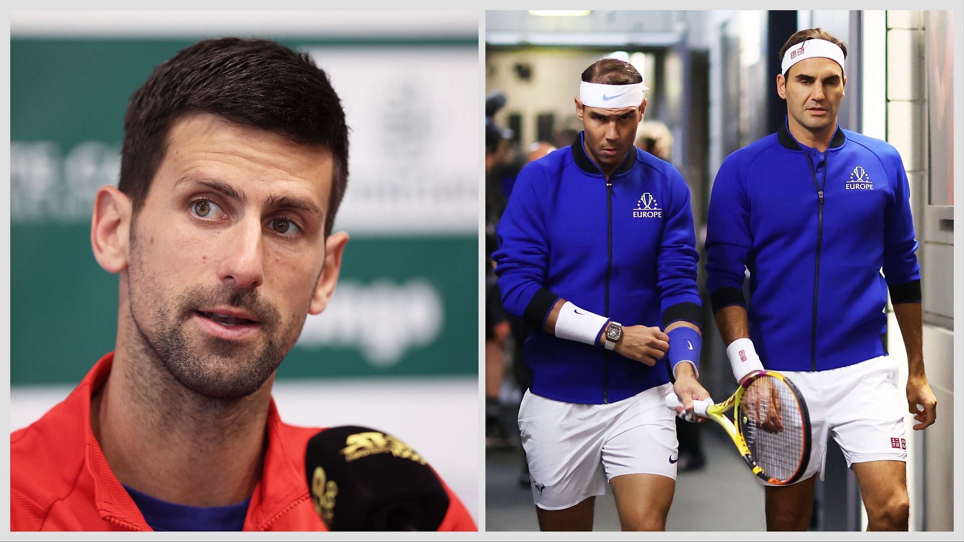 From L-R: Novak Djokovic, Rafael Nadal, and Roger Federer. (Photos: Getty)