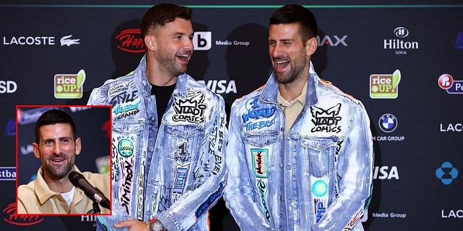 WATCH: Novak Djokovic sings his heart out at a club in Bulgaria with Grigor Dimitrov following their exhibition match