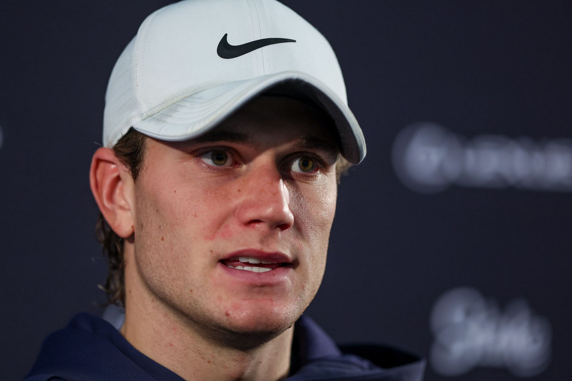 Draper voices his opinion during a press conference at the Davis Cup - Source: Getty