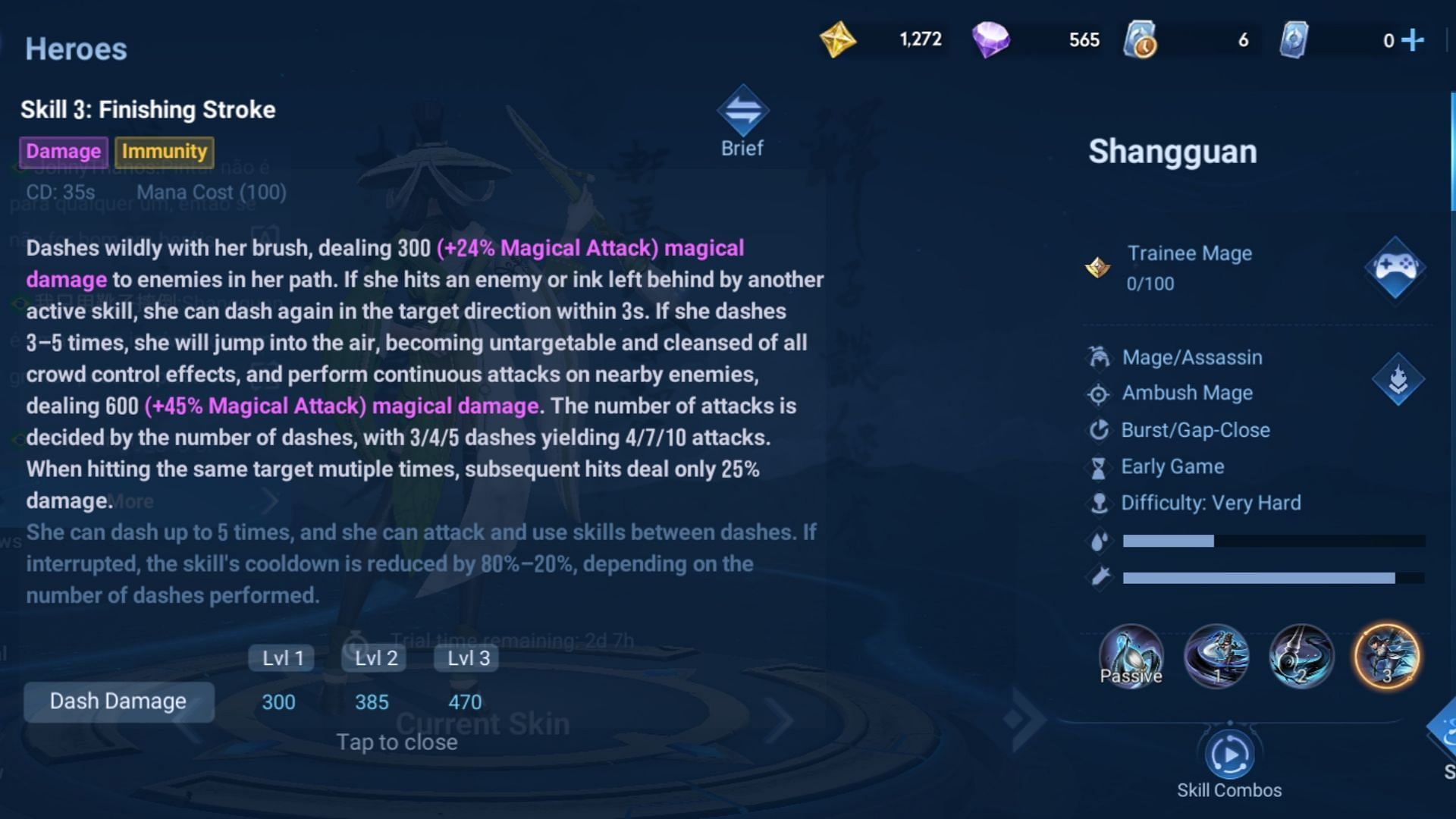 Shangguan&#039;s Ultimate skill (Image via Level Infinite)