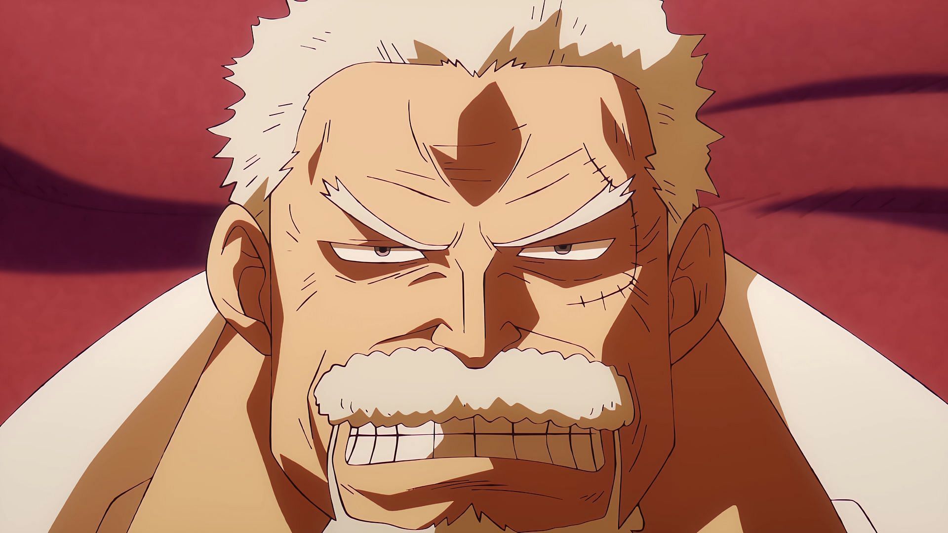 Garp is such a valuable hostage for Blackbeard (Image via Toei Animation)