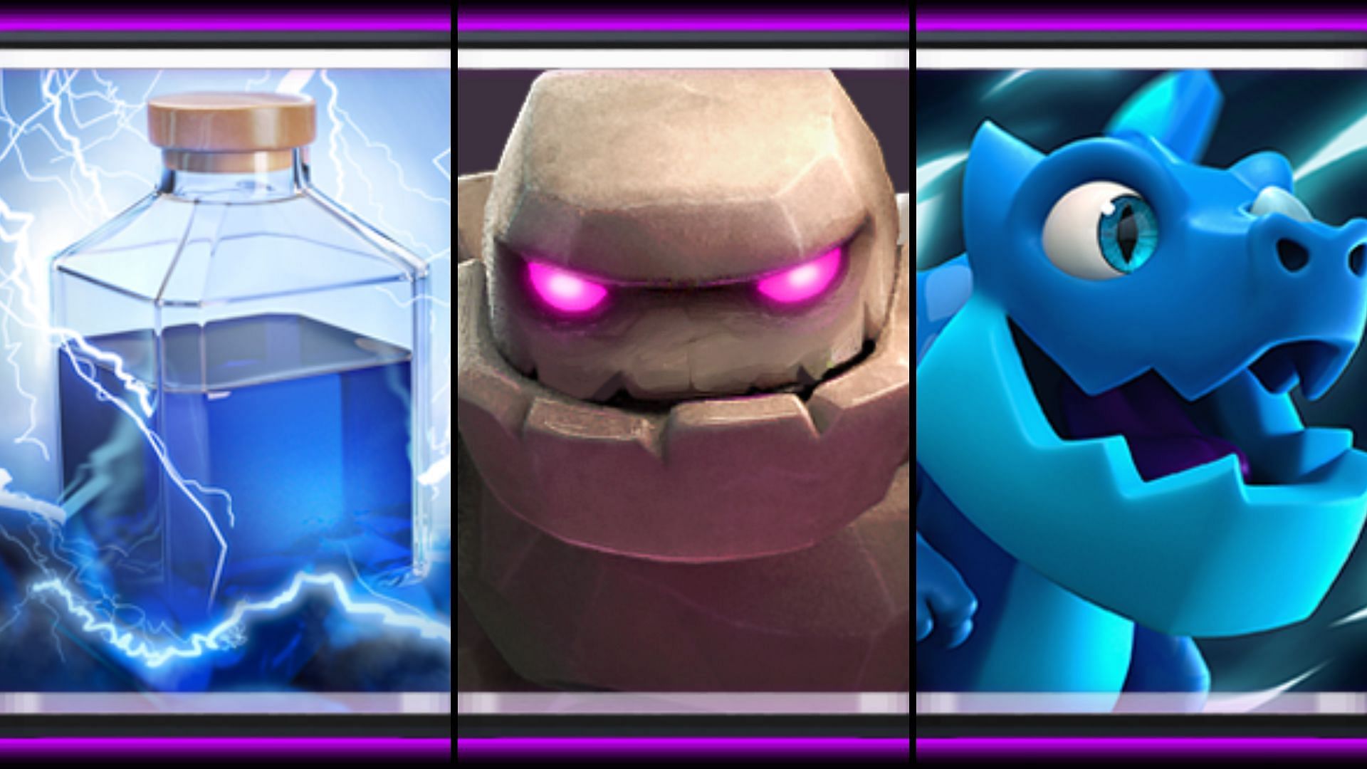 This deck is focused on using chain lightning attacks to deal multiple critical damage (Image via Supercell)