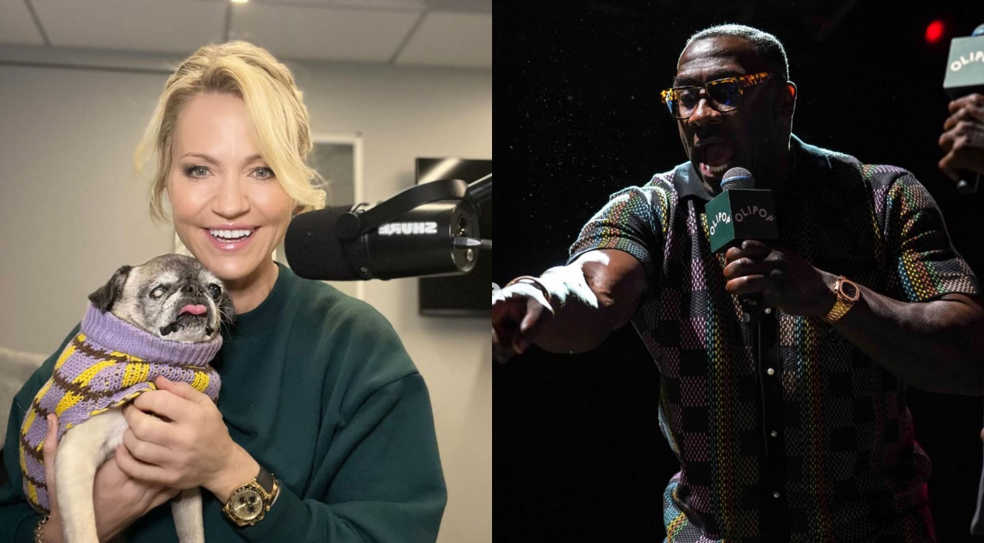 Michelle Beadle responds to viral Shannon Sharpe IG live broadcast by ...