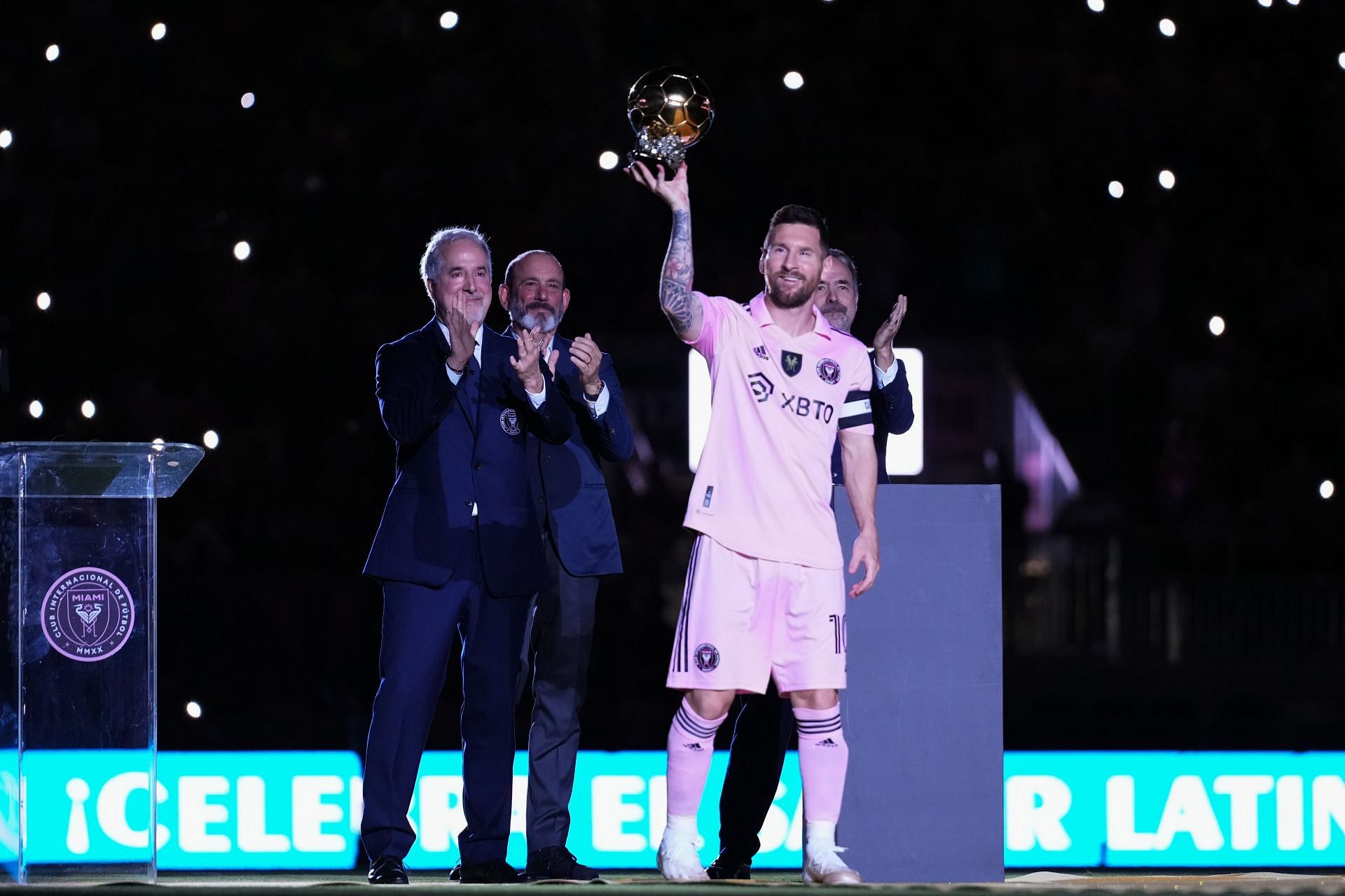 Inter Miami CF Celebrate Ballon d'Or Winner Lionel Messi - Source: Getty