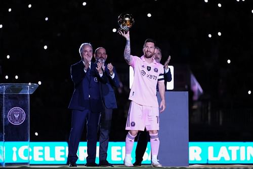 Inter Miami CF Celebrate Ballon d'Or Winner Lionel Messi - Source: Getty