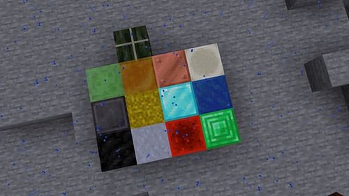 Most mineral blocks in Minecraft can be made compact (Image via Mojang Studios)