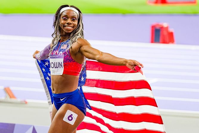 "I felt overlooked"- Brittany Brown opens up on receiving support after sharing her story from being an unsigned athlete to winning an Olympic medal