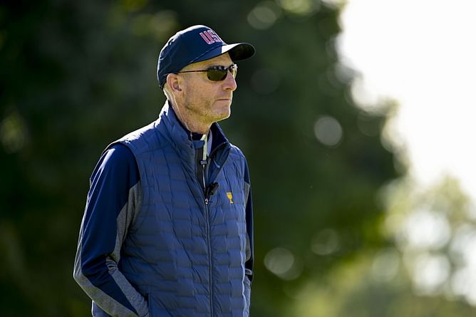 Jim Furyk on golfers going bonkers at the Presidents Cup, making the event special- "They scream at the top of their lungs"