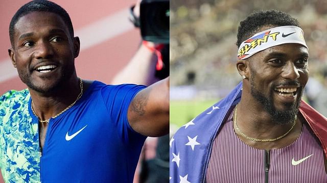 Justin Gatlin and Kenny Bednarek (Images: Both via Getty)