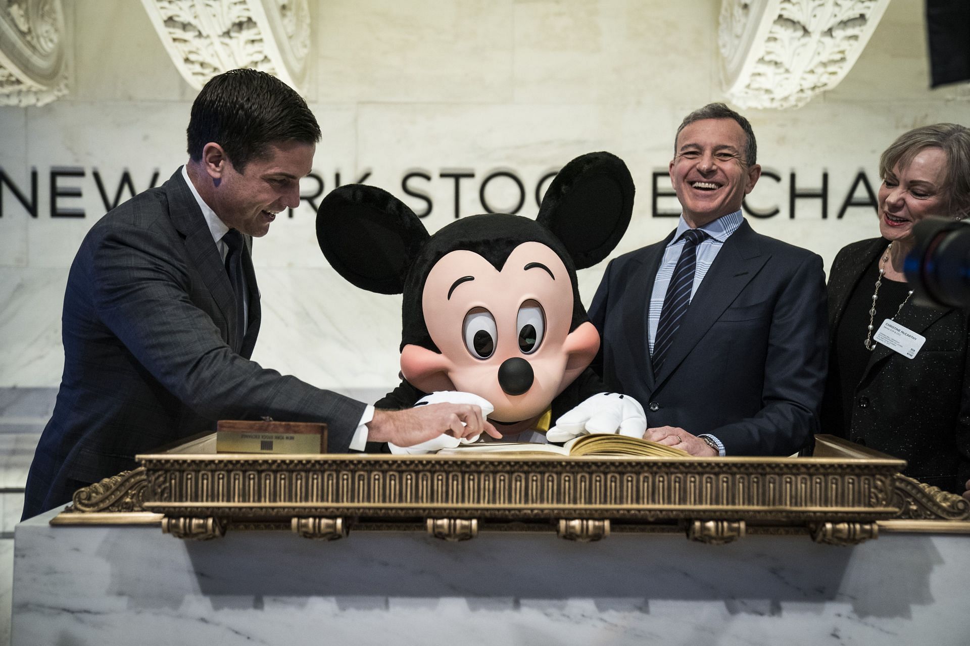 Walt Disney Chairman And CEO Bob Iger Rings Opening Bell At NY Stock Exchange - Source: Getty