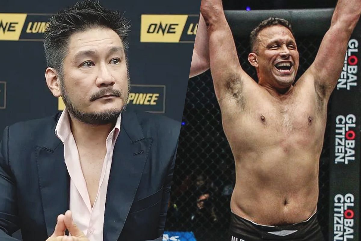 Chatri Sityodtong and Renzo Gracie - Photo by ONE Championship