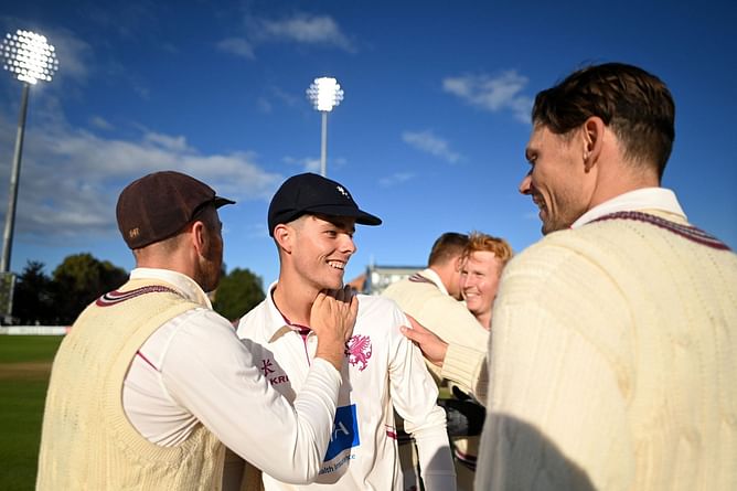 [Watch] Archie Vaughan traps Cameron Steel to claim his second consecutive five-wicket haul in SOM vs SUR 2024 County Championship match