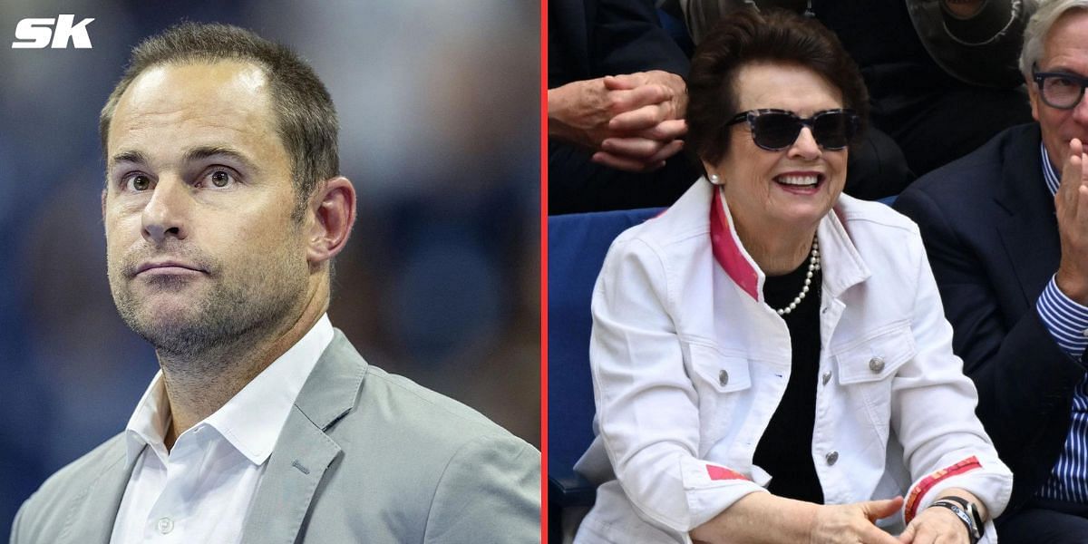 Andy Roddick and Billie Jean King (Source: Getty)