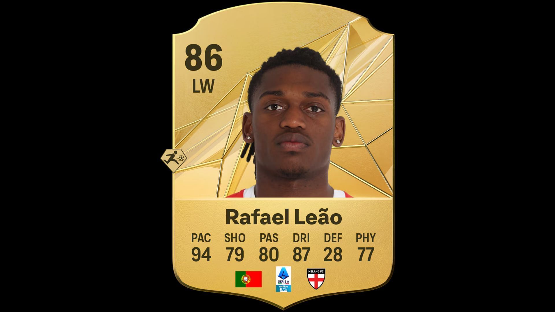 Leao&#039;s EA FC 25 card (Image via EA)