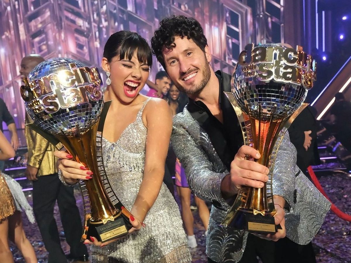 Xochitl Gomez and Val Chmerkovskiy from Dancing with the Stars season 32 (Image via Instagram/@dancingwiththestars)