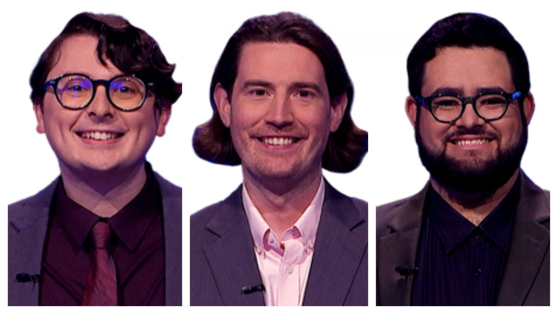 Three players from the September 17 episode (Image via Jeopardy!)