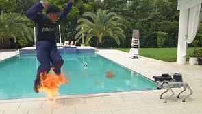 IShowSpeed gets set on fire by flamethrower wielding robot in latest YouTube livestream