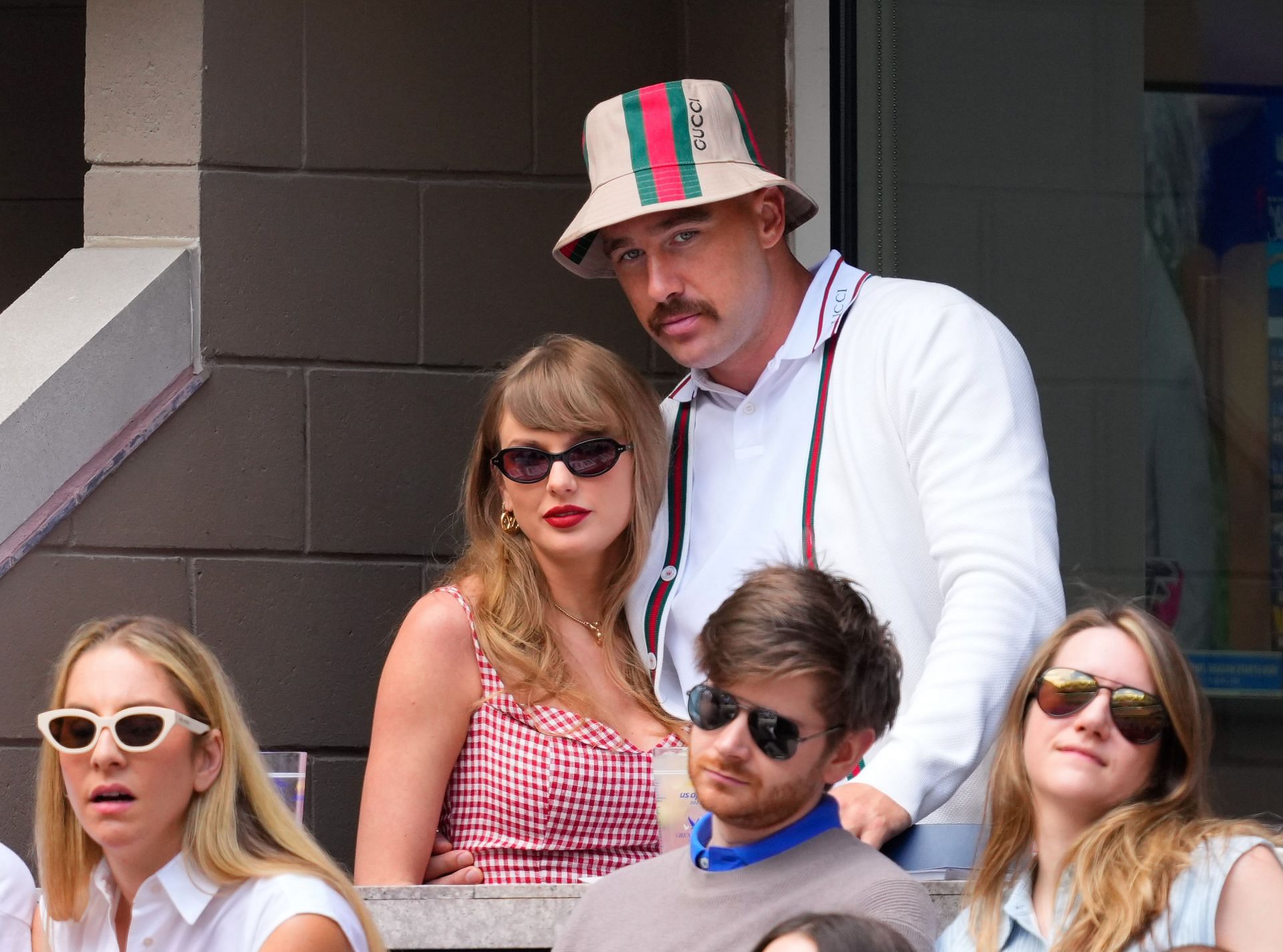 Taylor Swift and Travis Kelce at the US Open 2024 (Image via Getty)