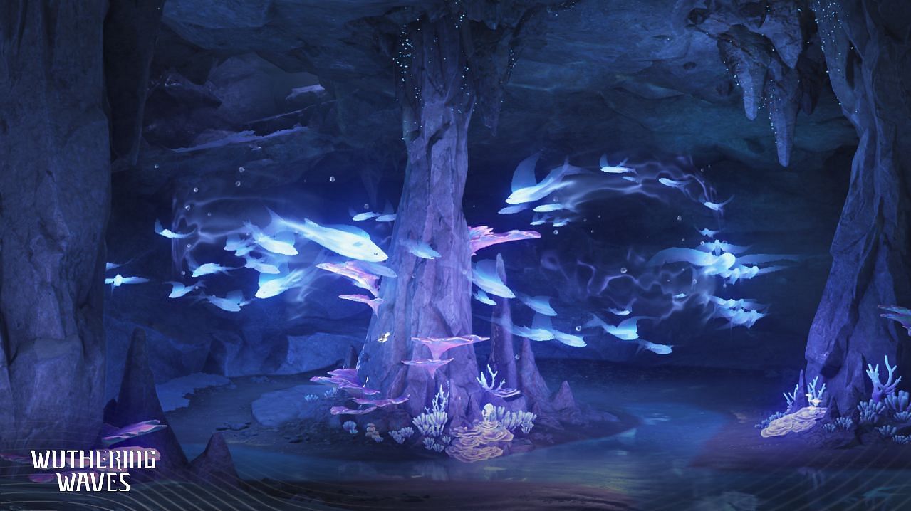 Locations of all the Aetherfin Challenges in Wuthering Waves (Image via Kuro Games)