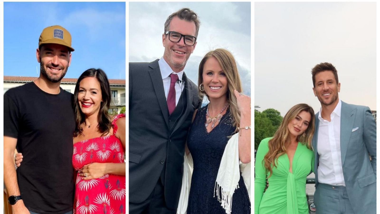 The Bachelorette Couples. (Images via Instagram)