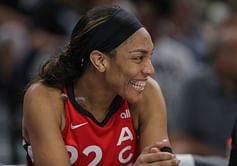 A'ja Wilson beefs with Aces teammate in hilarious banter over 'cock' joke