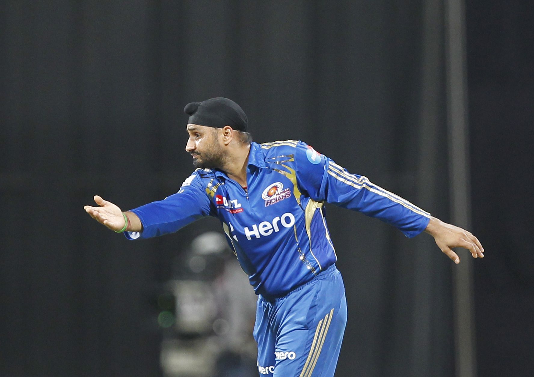 Harbhajan Singh was a pivotal member of MI. Source: Getty