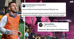 “Messi ain’t reaching 900 goals”, “Worst game from him” - Fans hit out at Lionel Messi after he fails to shine for Inter Miami in 1-1 draw