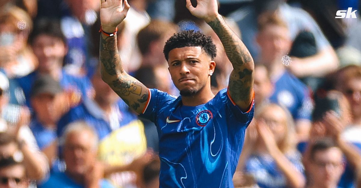 Jadon Sancho unveiled as new Chelsea player at Stamford Bridge following loan move from Manchester United