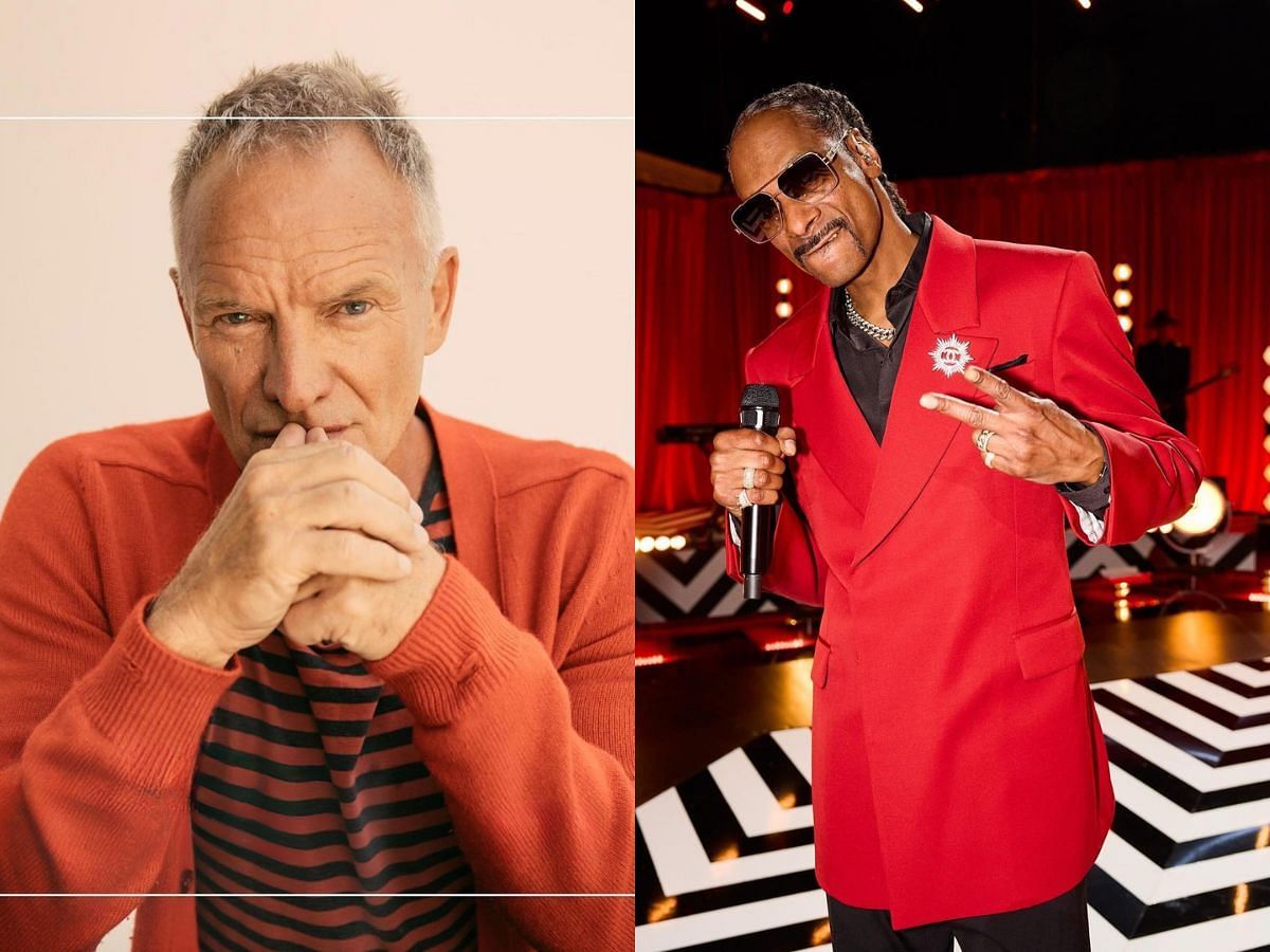 Sting and Snoop Dogg (Image via Instagram /@theofficialsting/nbcthevoice)