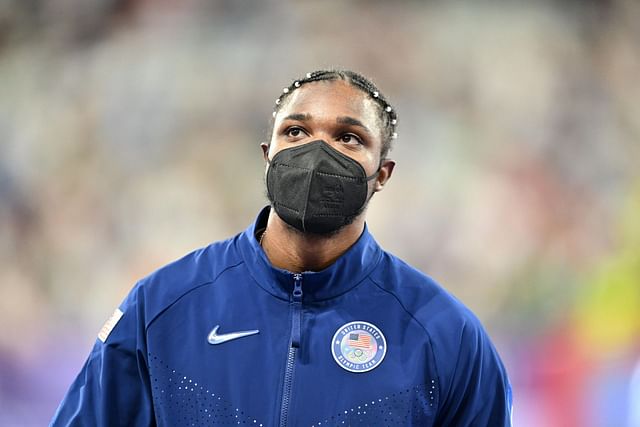 Noah Lyles at the Paris Olympics (Image Source: Getty)