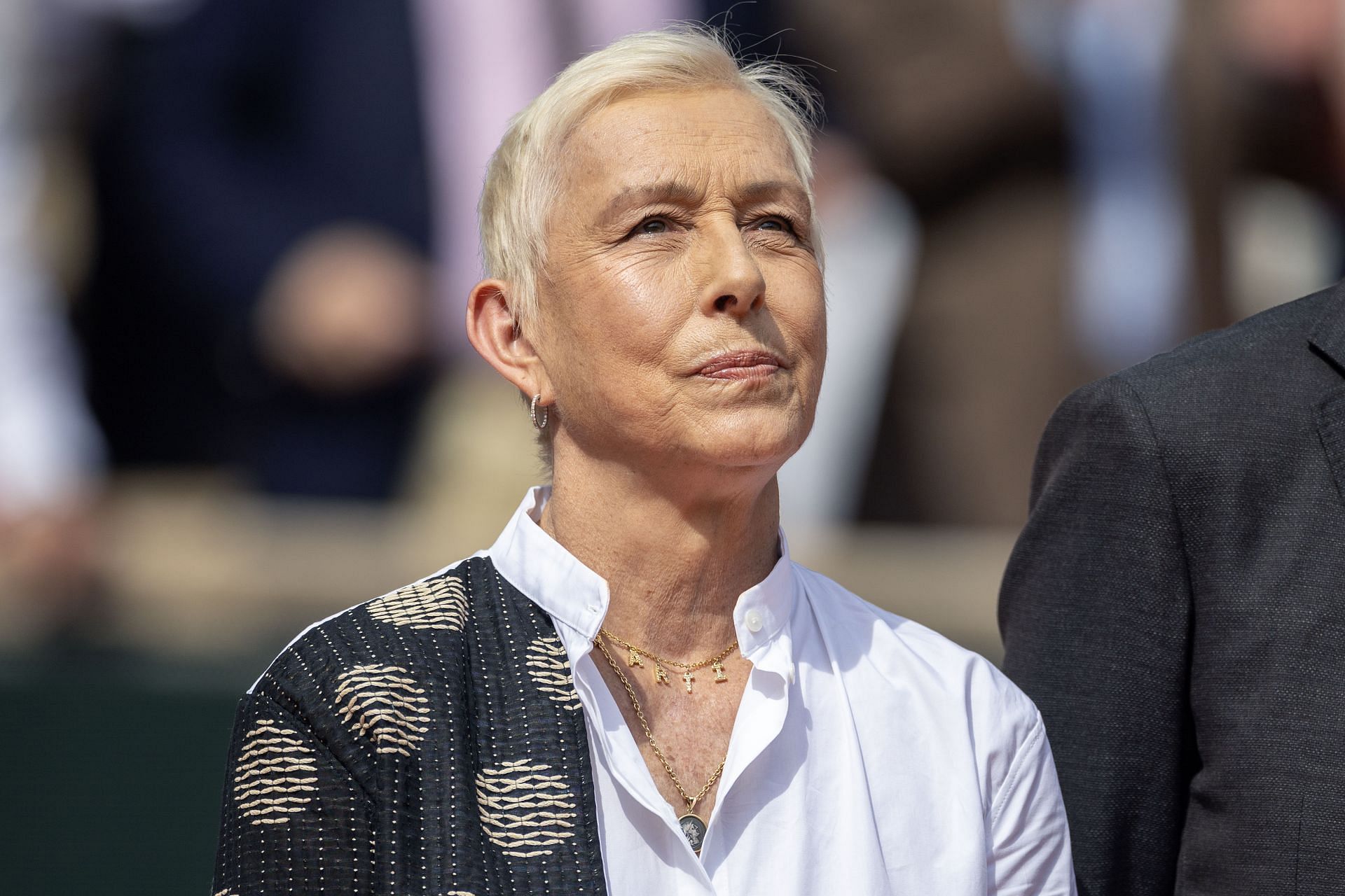 Martina Navratilova at French Open Tennis Tournament. Roland-Garros 2024. - Source: Getty