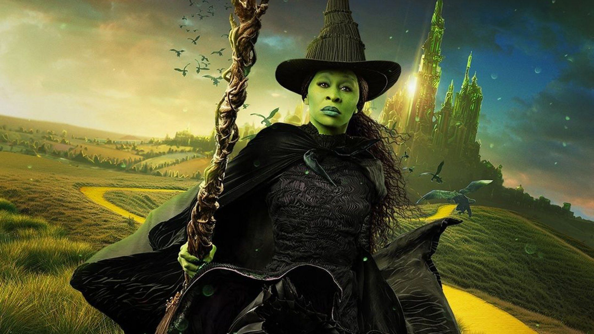 Cynthia Erivo seen as Elphaba Thropp in the 2024 movie (Image via Instagram/@universalpictures) 